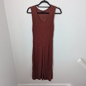 Banana Republic Burnt Red Sleeveless Maxi Dress, Small